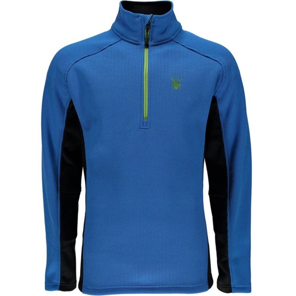 Spyder Other - Spyder Blue Outbound 1/2 Zip Mid Weight Core Sweater Sweatshirt Jacket Men 2XL
